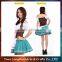 2016 Yiwu factory direct sale women party dance costume sexy maid costume