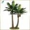 Artificial bend coconut tree