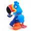 Plastic myna 3d figure, custom myna figure toys shenzhen factory, factory direct myna3d figure toy