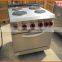 Electric 6- square plate cooker with cabinet with oven