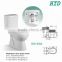 HTD-055A alibaba china western style ceramic two piece toilet