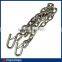 USA Standard Chain With "S" Hooks On Both End,Trailer safety chain with S hooks