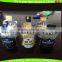 alcohol packaging bags/custom special bottle shape beverage plastic packaging bags