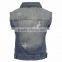 Custom Classic Medium Washed Vintage Denim Vest