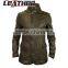 2015 new fashion customized outdoor man leather down jacket