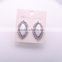 2016 Hot Sale Elegant Korean Crystal Opal Stud Earrings for Women Mother's Day Gift