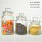 clear glass jar with lid