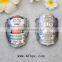 Private Custom Permant Adhensive Metal Wine Brand Logo Aluminum Sticker Label