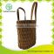 Portable basket with double carrier handles