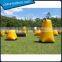 Yellow color inflatable paintball bunker, a set of inflatable barrier game,giant inflatable barrier bag