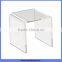Low price high grade u bending black acrylic riser