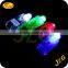 Factory supply cheap led flashing toy party decor plastic finger ring flashing led light finger ring