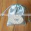 Custom Logo Printed Satin Pouch for Jewelry Packaging