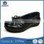 Hot Sale Black Color Simple Design Leather School Shoes