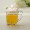 Mini beer mug G candle