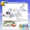 Kid promotion gift toys bo music plastic aircraft with light & sound