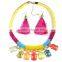 Colorful Necklace And Earrings Set Top Selling Gold Jewellery Designs Photos