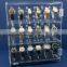 Rotating Revolving Watch Display Case Counter 4 Shows 15 1/4" New(WD-B-152)