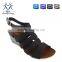 2016 fuzzy ladies high heels fancy suede footwear fashion sandal shoes for women