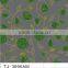 TJ-3695 Transparent emboossed tablecloth with golden & silver