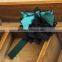 MYLOVE dark green bow barrette vintage hair clip