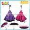 Novelty 23" Double Layer Design Windproof Straight Reverse Umbrella