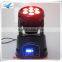 6 in 1 rgbwa uv 7x18w dmx led moving head light mini