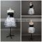 Sweetheart Necklline Custom Made Short Mini Designs Evening Party Wear ED083 black and white cocktail dress