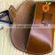 Handmade Vegetable Tanned Leather Hard Eyeglass Case Sunglasses Holder