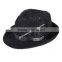 hot new products for 2014 Spring and summer Hollow breathable leather belt buckle jazz unisex lady hate para straw hat and cap c