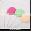 Lovely lollypop powder puff for fixing makeup, lollipop puff with stick