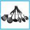 6Pcs Non-stick Nylon Kitchenwares Black Cooking Utensil Set Cooking Tools