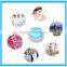 Plastic Pill Case 7Ddays Pill Box Compartments Round Pill Case Logo Print
