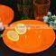 Round 8 inches deep plastics dinner plate