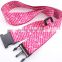 colorful heat transfer polyester luggage belt, travel luggage belt, luggage strap