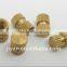 Factory wholesale m3/m4/m5 brass inside/outside knurled nut part
