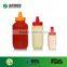 200ml China PET Acutilingual Small Flat Fan Plastic Bottle For Food Grade A44