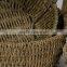 Set of 3 seagrass woven hanging basket flower decorative gift basket