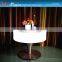 color changing rechargeable led fancy coffee table for bar use