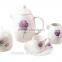 Ceramic Tea Set, Porcelain Coffee Set With Decal