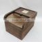 Eco-friendly wood rice storage container