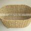 folding seagrass storage baskets