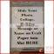 Clear Acrylic Tray with Insert Slot for Custom Photo or Paper - Lucite - Includes Guide and Video Training
