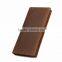 2017 popular money bag woods genuine leather wallet bussiness RFID safe card case wallet