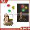 Alibaba China Supplier Art Work Hedgehog Resin Craft Led Solar Lighting System Decoration