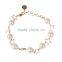 Gold Star Pearl Linked Bracelet Gold Chain Bracelet