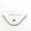 2" Plastic Chafe In White, Chafe Tab for Bags or Travelware, Nylon Flat Chafe Tab for Bag Accessories