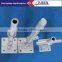 Hollow pipe screw jack base plated scaffolding with building