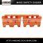 Yellow plastic barriers for sale road barrier water filled weights