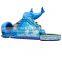 inflatable cetacean slide commercial use large wet and dry inflatable water pool slide for sale